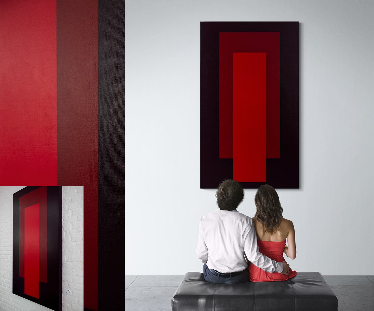 KH#203: Abstraktes Farbfl&auml;chen-Gem&auml;lde &ndash; Simultankontrast und meditative Tiefe