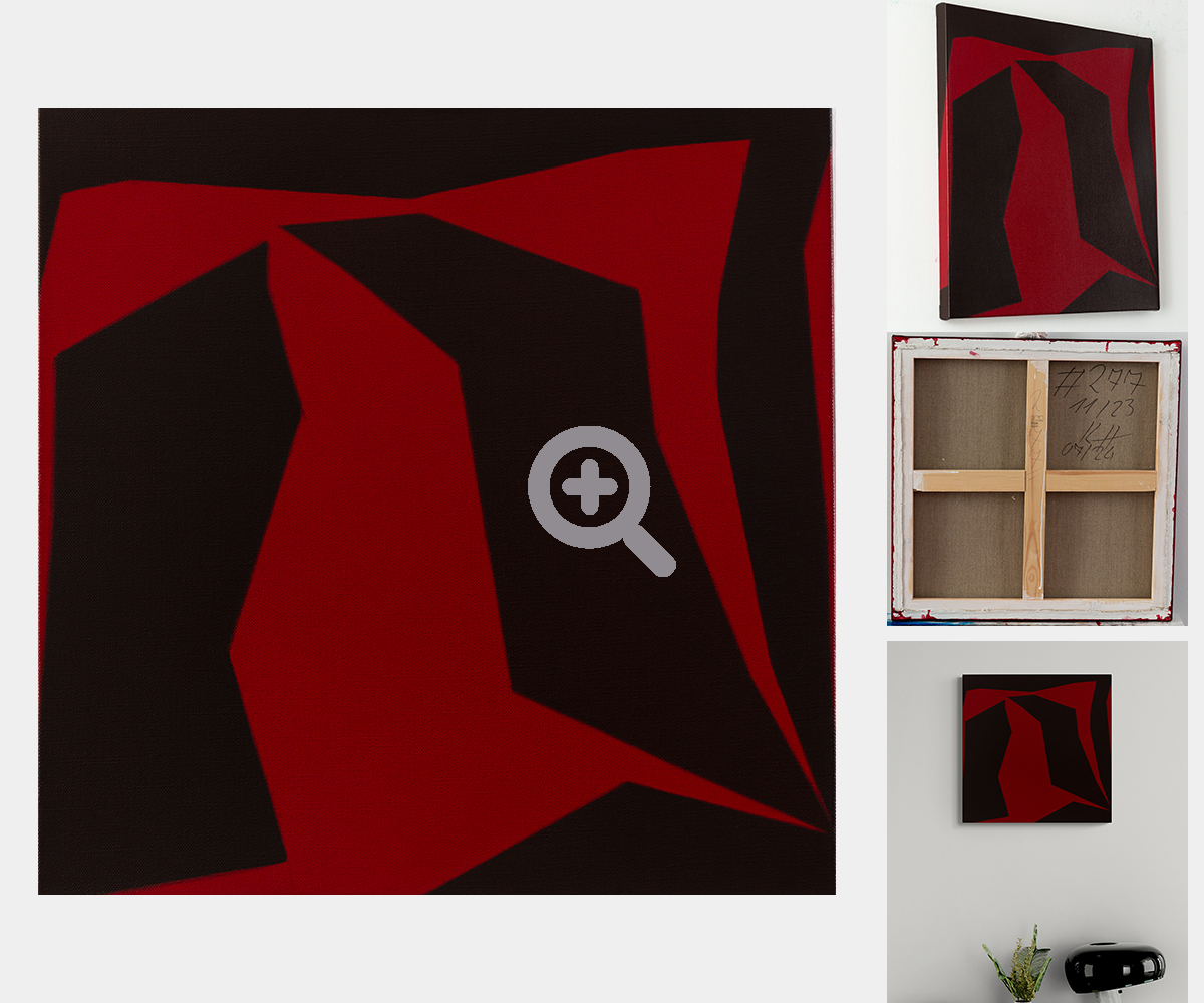 Gemaelde: konstruktiv Farbfeld minimalistisch KH#277