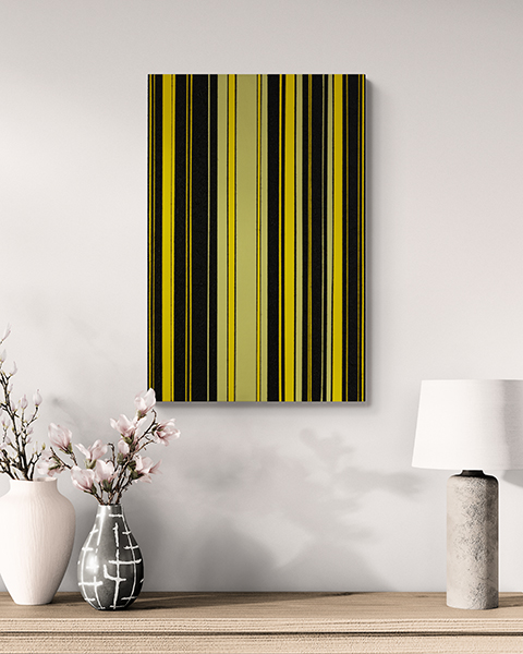 KH#346: Rhythmus und Qualit&auml;tskontrast in Kadmium Gelb